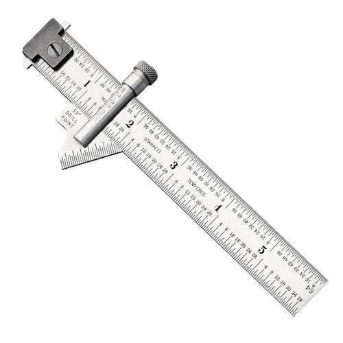 Drill Point Gauge with Hook Ruler