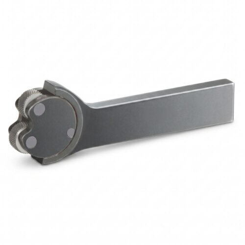 PIVOTED HEAD SELF CENTERING KNURLING HOLDER
