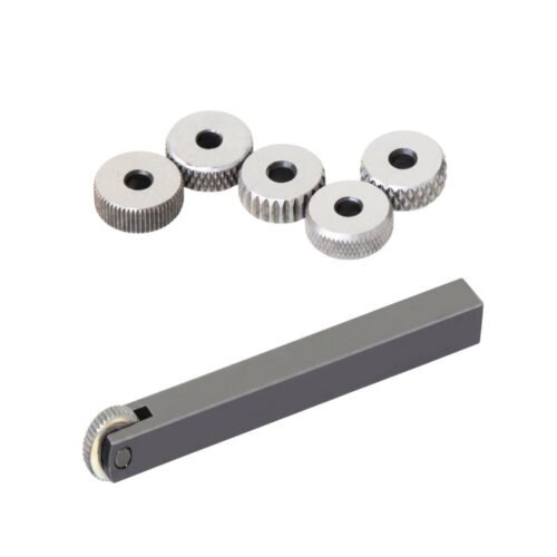 KNURLING KIT WITH FIVE KNURLS